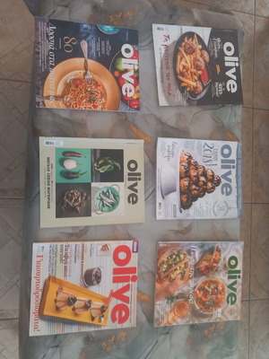 Olive cooking magazines like new, pack of 6 issues