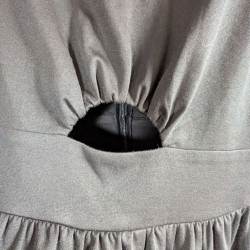 Karavan black dress like new with underbust cutout