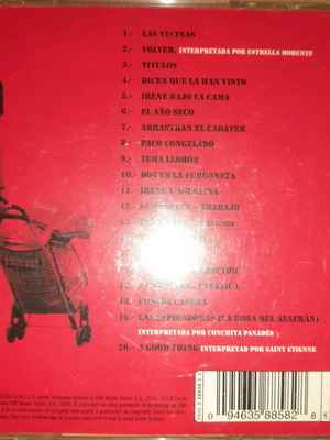 Volver soundtrack CD used