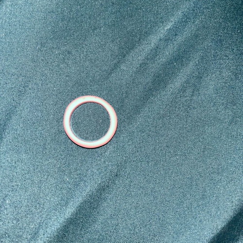 Ring pink plastic like new