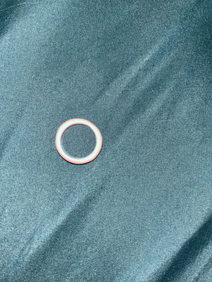 Ring pink plastic like new
