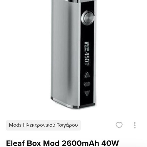 Eleaf iStick TC40w with aspire Triton mini used