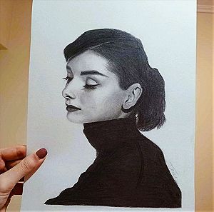 Πορτρέτο Αudrey Hepburn