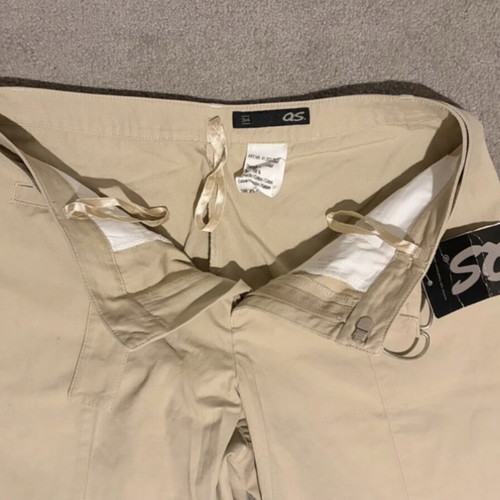 Vintage low waist elegant pants beige, size XS, like new