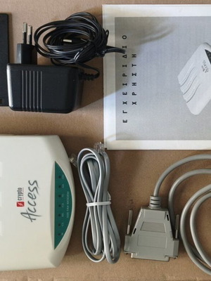 Crypto v.92 Access 56k dial-up modem and Crypto F201 ADSL USB modem used