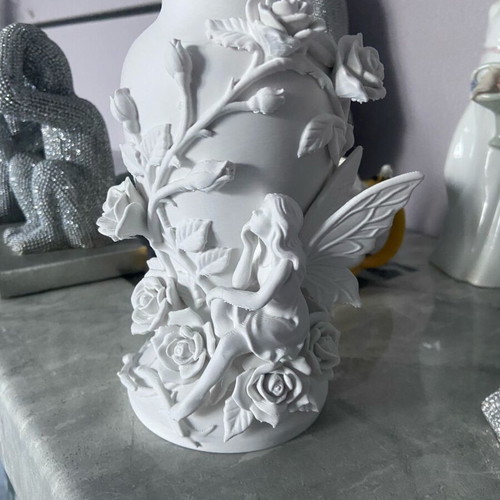 Vase with fairy design like new
