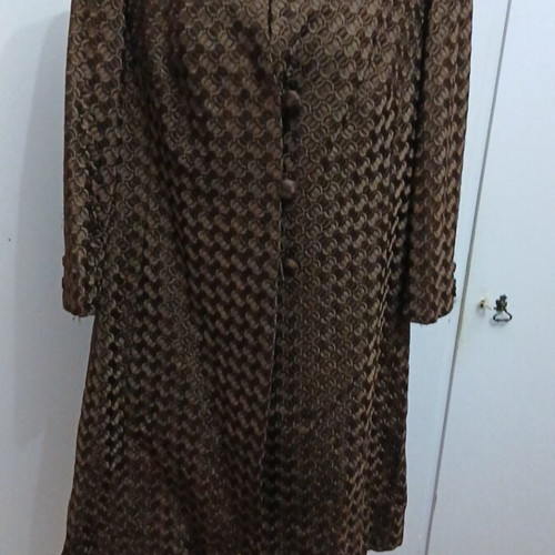 Women's coat like new, brown, hand-sewn, size XL