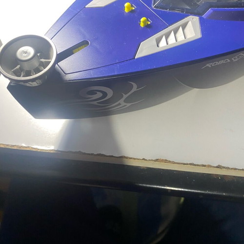 Playmobil Robo Gang boat used with airplane