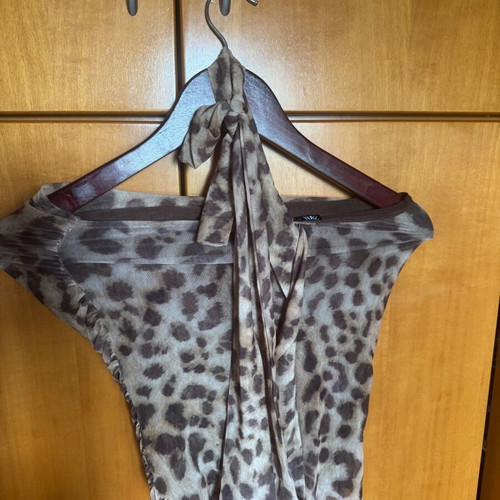 Zara t-shirt with leopard pattern like new, size S
