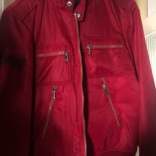John Richmond jacket red size large like new