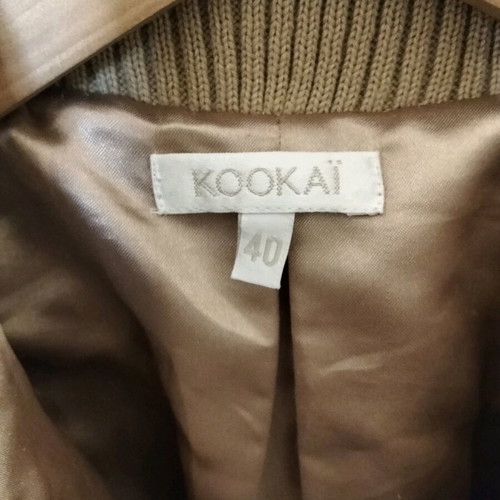 Cookai France γυναικείο γούνινο blazer σαν καινούργιο, καμηλό, μέγεθος S