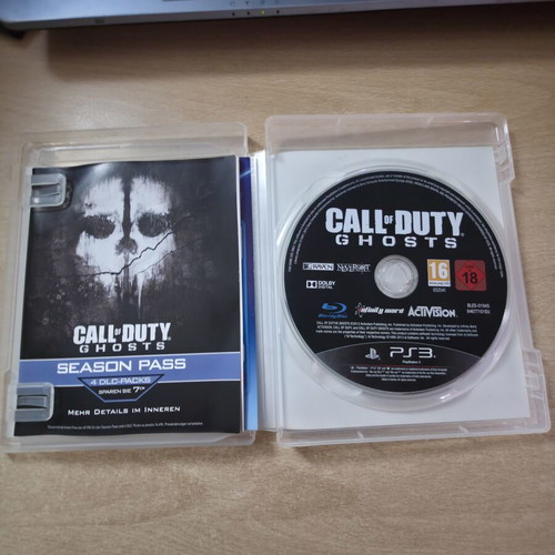 PlayStation 3 console with God of War and Call of Duty games used