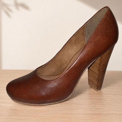 S.Oliver leather heels