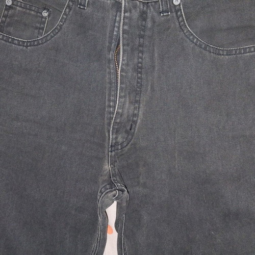 Lois Basic Jeans Straight Fit Vintage Washed Charcoal Black