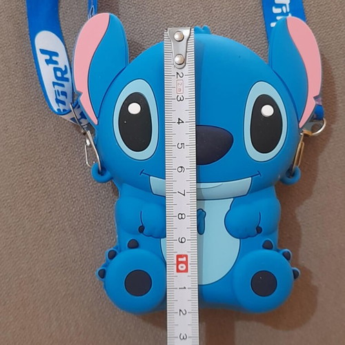 Stitch silicone bag with adjustable strap new
