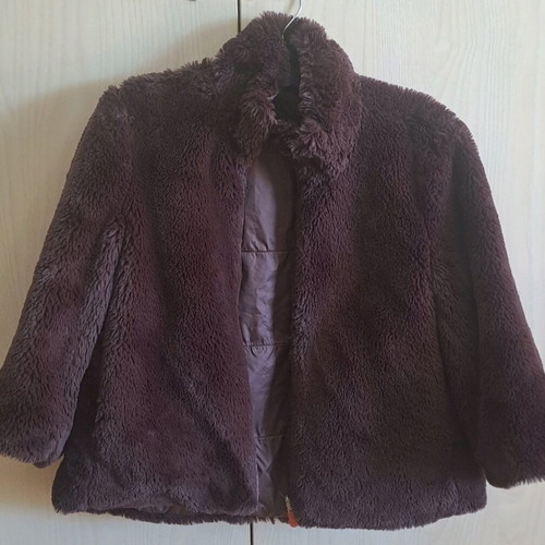 Save The Duck double face jacket like new, size S, brown-red