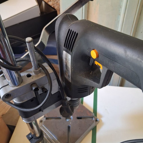 Drill Stand with 500W Electric Drill used