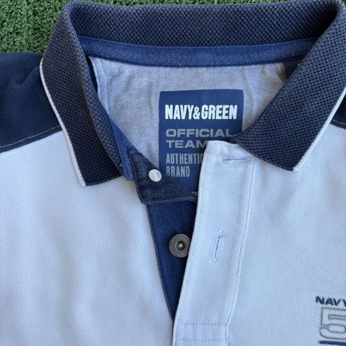 Navy Green Polo shirt medium size like new