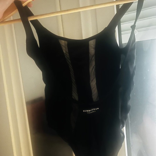 Bubblegun black lace swimsuit