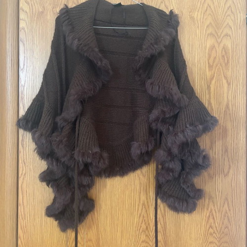 Fullah Sugah cardigan one size used, brown