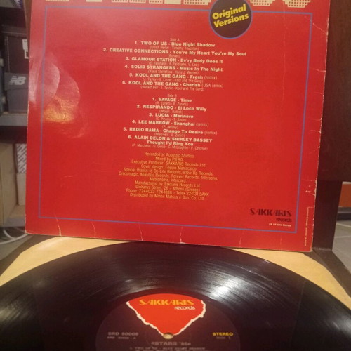 Stars '86 vinyl used, pop rock synth-pop euro-disco compilation