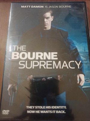 The Bourne Supremacy DVD μεταχειρισμένο, υπότιτλοι, δράσης περιπέτεια