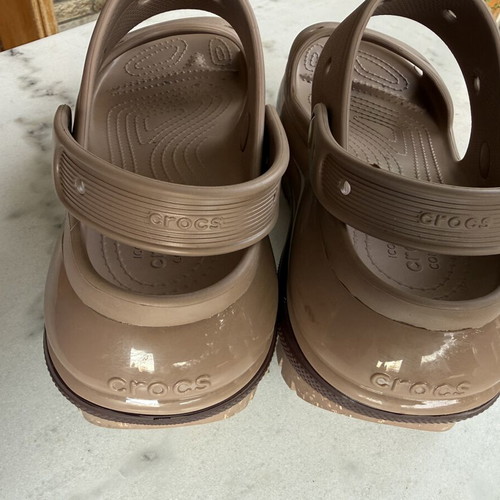 Crocs women's sandals W9 EU 39-40 brown taupe