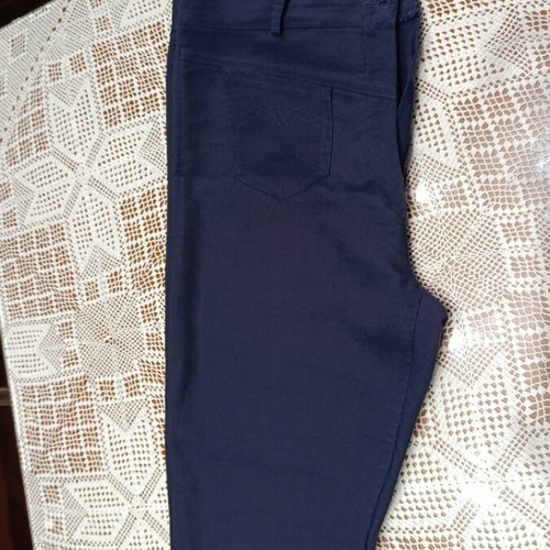 KAZI Line Women's Fabric Pants like new, blue, size L