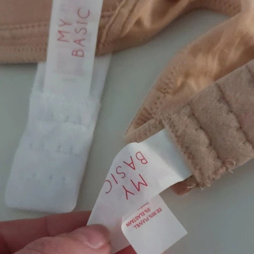 Set of 5 branded cotton T-shirt bras like new, sizes 70B-75C