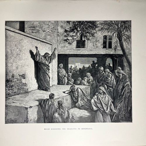 Gustave Doré engraving used, 29x36 cm