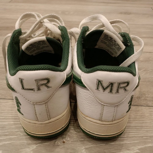 Nike AF1 Low x LeBron James "SVSM/Four Horsemen" used, white/green, size 40