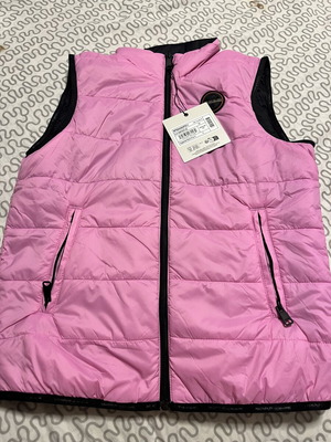 Napapijri reversible jacket for girls, 14 years, black and pink