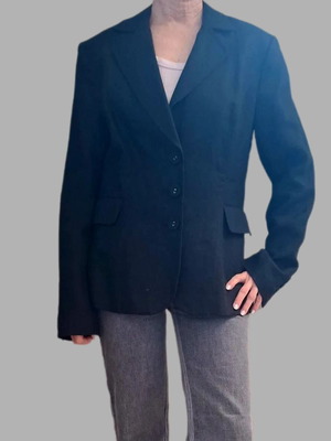 Next blazer black new, comfortable long jacket