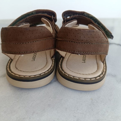 Lasocki leather sandals size 25 used, beige and brown