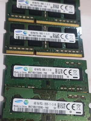 Samsung PC3L 12800S SODIMM 4x4GB used RAM