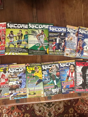 Top Scorer magazine collection used, 12 issues (2010–2014)