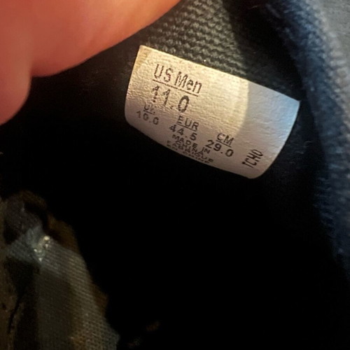 Vans men's shoes used, gray, size 44.5