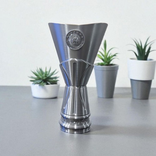 Euroleague Trophy 2024 Panathinaikos Made-to-Order Silver Silk PLA
