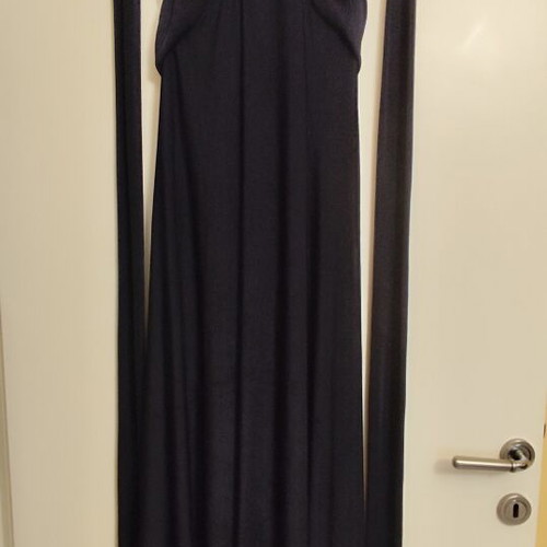 Multiway Maxi Dress Lace navy blue, new, size S