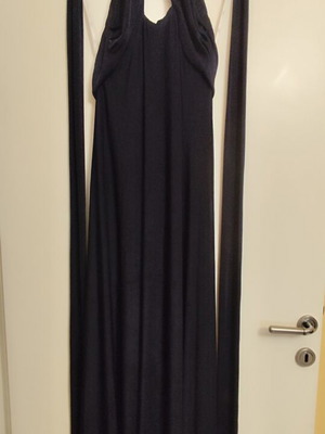 Multiway Maxi Dress Lace navy blue, new, size S
