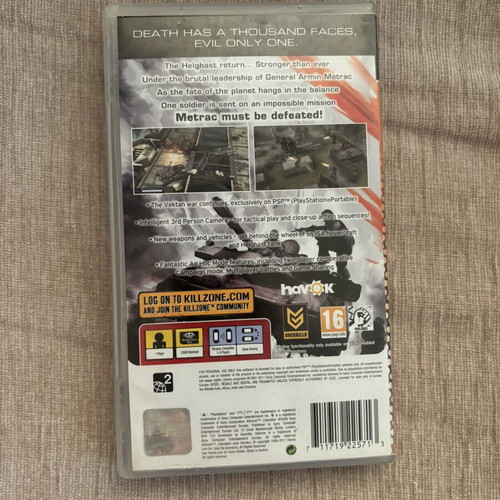 Killzone Liberation PlayStation Portable PSP English full