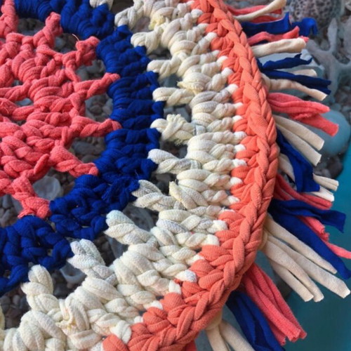 home decoration duo (handmade knitted decorative set) of the house