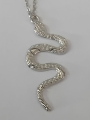 Chain silver color with pendant decor new