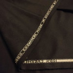 Fabric 100% cashmere Crombie Scotland new, 158x187 cm, navy blue