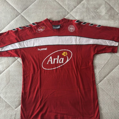 Hummel original vintage shirt like new, white and red, size L