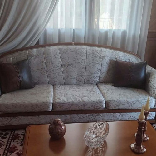 Sofa set with three-seater and two-seater sofas, 2 small tables