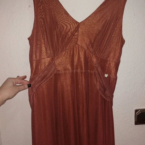 Abiye formal dress brown-gold like new, size L