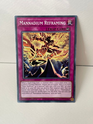 Mannadium Reframing Yu-Gi-Oh! Card like new