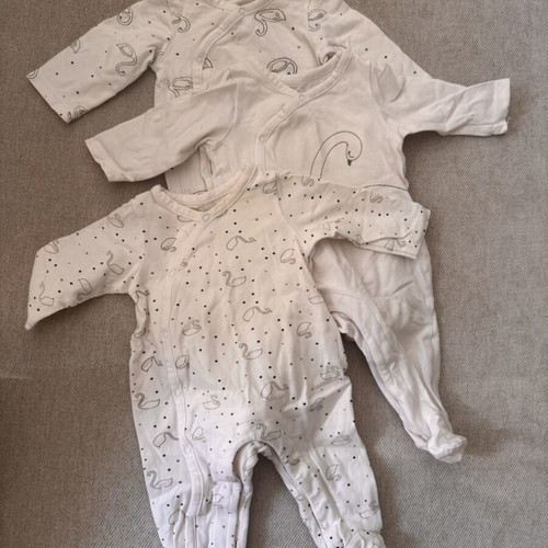 Orchestra baby rompers for 0-3 months like new, set of 3