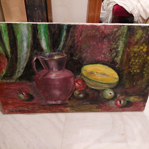 Oil painting artwork by artist M. Koufoudakis